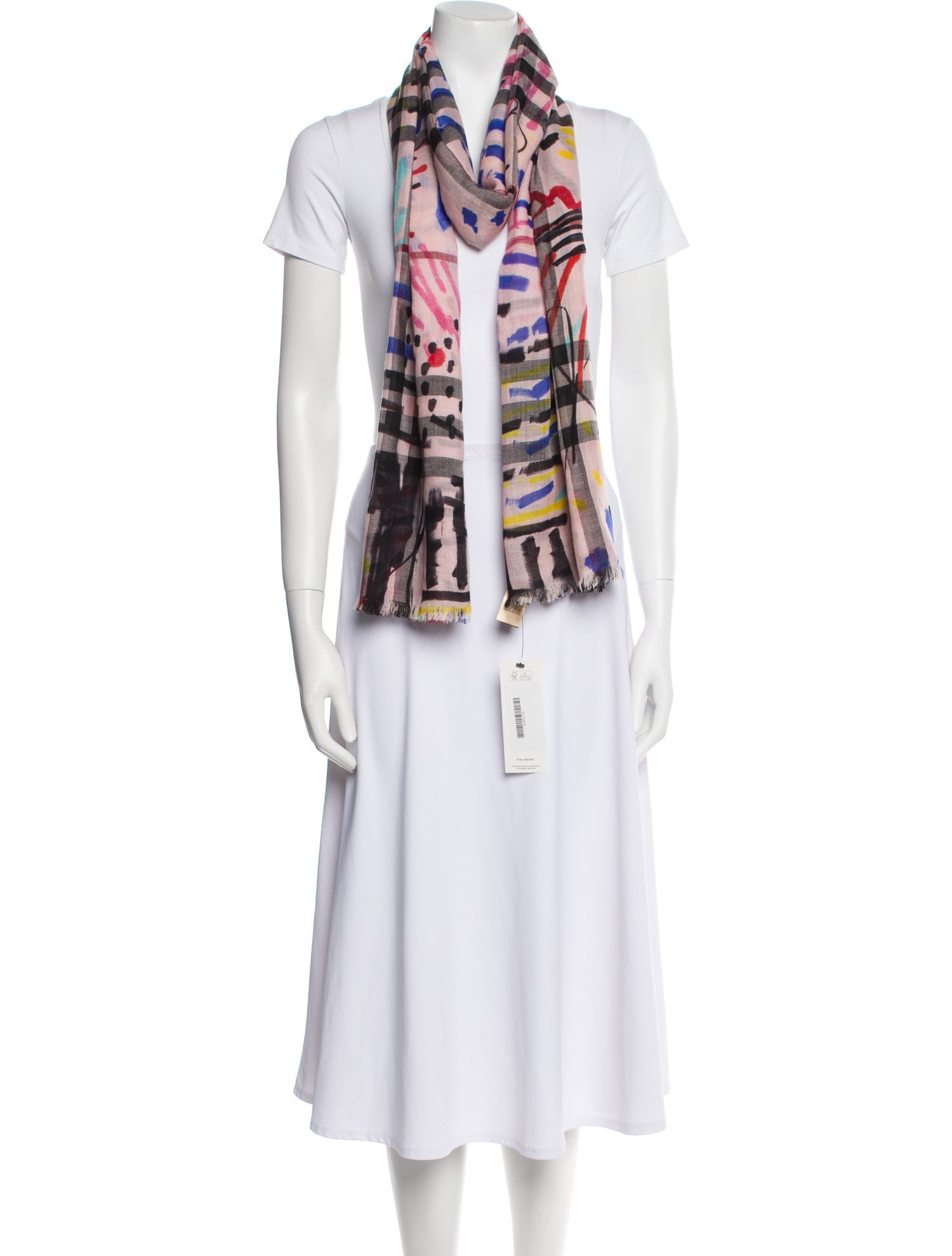 Burberry Wool House Check Pattern Scarf